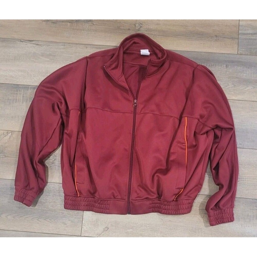 RETRO Nike x Martine Rose Track Jacket Team Red AQ4456-677  Sz Medium Maroon